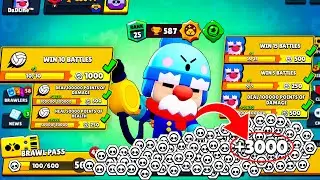 Completing Volley Brawl 1000 TOKENS Quest - Brawl Stars Quests #4