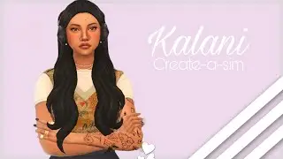 Kalani🎧| The Sims 4 Create-a-sim | CC links included!