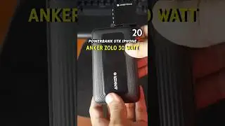 62. Powerbank Aman Untuk iPhone 11, Anker Zolo 10.000 mAh 30 Watt