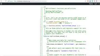 Theme Functions | Simple WordPress Theme Development
