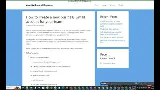 How to create a new business Gmail account for your team