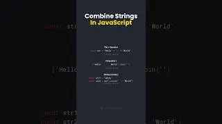 How to combine strings in 