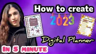Create digital planner in 5 min| free and simple make 2023 digital planner and sell on Etsy