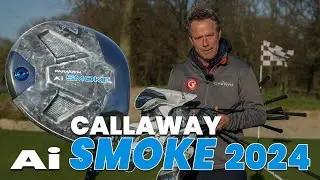 This is the all new Callaway Ai Smoke DRIVER and Fairway Wood. Ai SMOKE Review