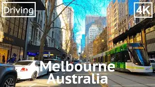 Driving Tour at Melbourne, Australia 🇦🇺 | 4K 60p