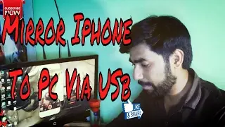 How to mirror your iphone or Android  to PC via USB ? Airplay ?? Miracast ?? ☺