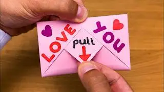 How To Make a Paper Surprise Message Gift Card!