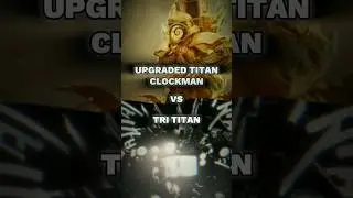 Upgraded Titan ClockMan vs White Tri Titan #shorts #edit #1v1 #skibiditoilet