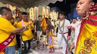 【  台南佳里吉和堂新廟慶成入火安座～平安遶境  】～02 馬來西亞 馬六甲清華宮 印裔太子 參香 2024/11/09