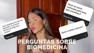 RESPONDENDO PERGUNTAS SOBRE BIOMEDICINA | 🔬🏥
