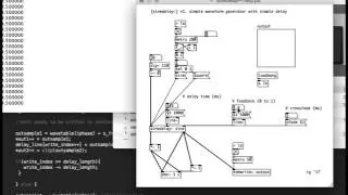 sinedelay~ - Waveform Generator and Delay Line External for Pd (b)