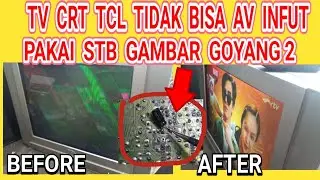 TV TABUNG TIDAK BISA MEMAKAI SET TOP BOX /AV INFUT TIDAK BISA