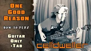 Celldweller - One Good Reason | GUITAR ONLY + SCREEN TABS |  HOW TO PLAY