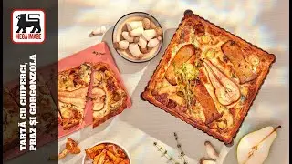 Tartă cu ciuperci, praz și gorgonzola | MEGA IMAGE