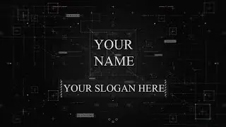 FREE 2D Intro #10 | Digital Grid Logo/Name Reveal | The Best Intro Templates Ever