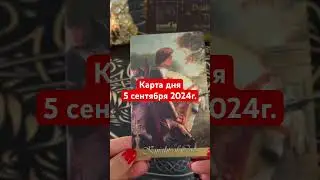 Карта дня 5 сентября  2024г. #картадня #душевноетаро  #tarotcards