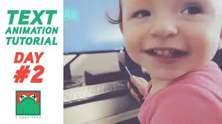 TUTORIAL: Text Animation in After Effects - Day 2