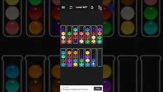 ball sort color puzzle game level 407 | ball sort color puzzle level 407
