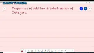 #integers #properties #ncert || PROPERTIES OF ADDITION AND SUBTRACTION OF INTEGERS ||