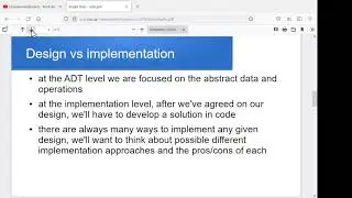 Abstraction, abstract data types, and design
