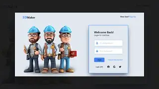 Build Simple Login Page with HTML, Tailwind CSS, and React JS | Web Development Tutorial #loginpage