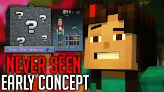Minecraft Story Mode EARLY PROTOTYPE NEVER BEFORE SEEN (CUT CONTENT - Telltale Games)