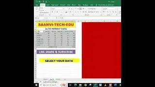 How to use Auto Format option in Excel #exceltech #excelfunctions #spreadsheetformulas #exceltips