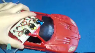 #6 Project mini car with Arduino Mega 2560 and Ethernet Cable for Remote Control