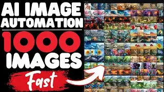 I Automated: Image Generation - Upscaling - Downloading  (Stock Photography Automation Process)