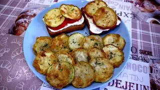 Вкусные жареные кабачки. Бутерброды с кабачками