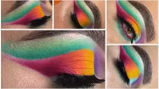 Colorfull make-up tutorial 💛🧡❤️💚💓💗