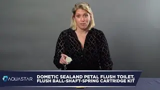 Dometic Sealand Petal Flush Toilet, Flush Ball-Shaft-Spring Cartridge Kit