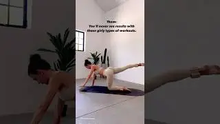 “Those girly workouts don’t work” ….fitbycoachkel.com ✨#pilates #fitness #workout