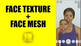 Face Texture in Lens Studio with the Reprojection Asset