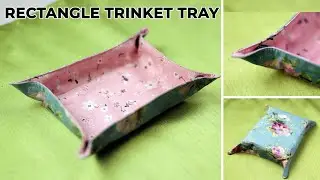 Rectangle Fabric Trinket Tray