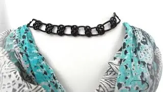 Choker with infinite knot.Tutorial. DIY Choker with infinity knot.