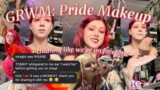 GRWM: Pride makeup & getting on stage with Tommy Genesis storytime