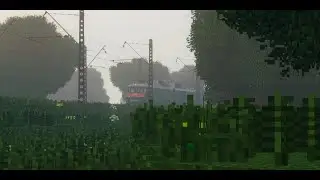 ВЛ10 с пассажирскими вагонами | Minecraft IR