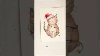 Advent calendar day 17! Who doesn’t love a cute Christmas cat?! Watch the full video on my channel!