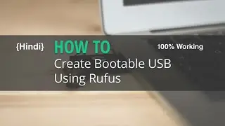 How To Make A Bootable USB Drive || Boootable Pendrive Kaise Bnaye || Hindi || 2020