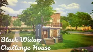 TS4 House Build: BLACK WIDOW CHALLENGE HOUSE