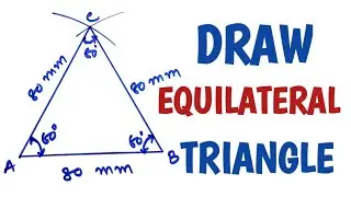 How to construct equilateral triangle.