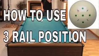 FIVE MUST HAVE POOL SHOTS 16 - HOW TO PLAY POSITION OFF OF THREE RAILS (POOL LESSONS)