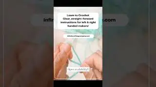 Learn to crochet with Infiniti Crafting Company! Classes now available ✨🧶✨