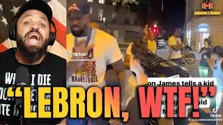 LeBron James draws backlash over Rude interaction with young kid