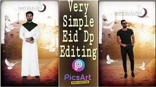 Eid Mubarak Viral Dp Photo Editing // PicsArt Tutorial // Hafiz Production