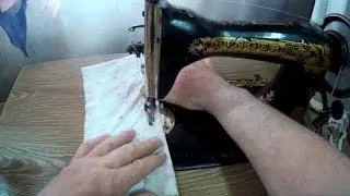 SINGER 1908 г. Первые стяжки посла ремонта