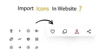 How To Add Icons on HTML Website ? Using HTML & CSS  | 