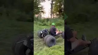 Dually Kart Is A Wild Ride 💯 #shorts #gokart #duallykart #beastmode #custom #diy #fun #speed #fast