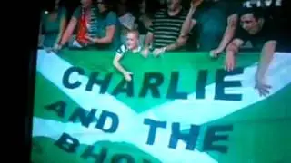CATB on TV at Celtic v Man Utd